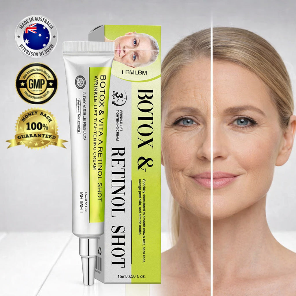 👏🌿Proudly Made in the AU💫LBMLBM® Advanced Peptide Botox-Style + Vita-A Retinol Lifting Renewal Cream – Today Only 70% OFF