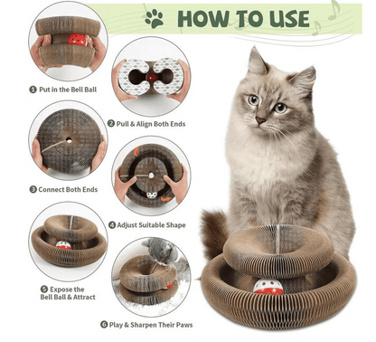 🐱Magic Foldable Scratcher & Cat Bed🛌 - Buy 2 & Save 15% - TODAY ONLY