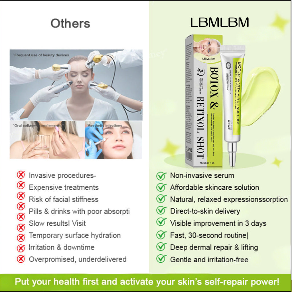 👏🌿Proudly Made in the AU💫LBMLBM® Advanced Peptide Botox-Style + Vita-A Retinol Lifting Renewal Cream – Today Only 70% OFF