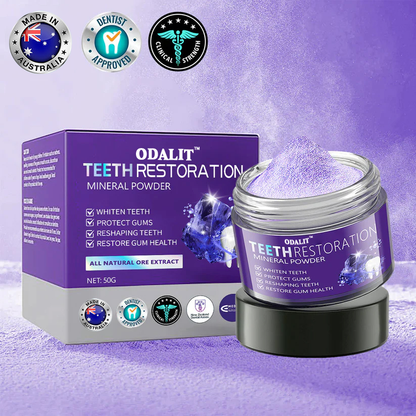 🎁Flash Sale - Don’t Miss Out - ODALIT™ TeethRestoration Mineral Powder🦷(TGA recommended)👩‍⚕️(Treats periodontitis and mouth ulcers, prevents tooth loss, and repairs gum recession)