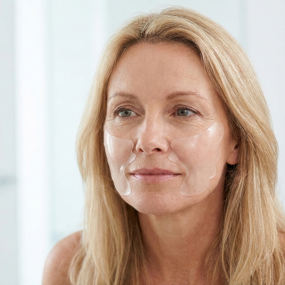 Facial Wrinkle Remover Pad Reusable Medical Grade Silicone Nasolabial Folds Anti-aging Mask Prevent Wrinkle Skin Lifting Patches