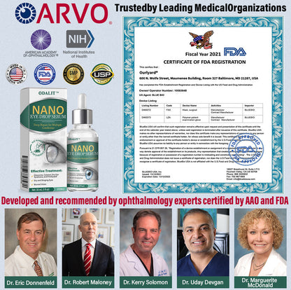 👩‍⚕️ODALIT™ Nano Eye Drops Serum ✅FDA Approved(Suitable for presbyopia, dry eye syndrome, glaucoma, and cataracts) ☘️☘️