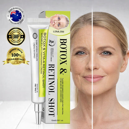👏🌿Proudly Made in the AU💫LBMLBM® Advanced Peptide Botox-Style + Vita-A Retinol Lifting Renewal Cream – Today Only 70% OFF