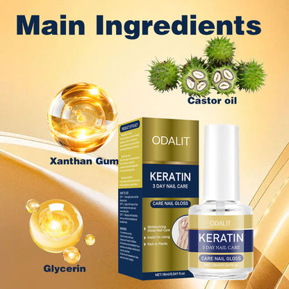 2026 Nail Recovery: Visibly Stronger Nails in 3 Days | Advanced Keratin & Aloe Care