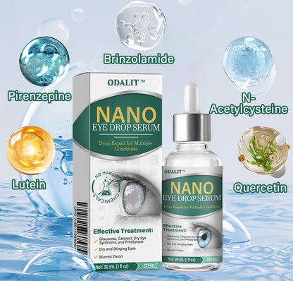 👩‍⚕️ODALIT™ Nano Eye Drops Serum ✅FDA Approved(Suitable for presbyopia, dry eye syndrome, glaucoma, and cataracts) ☘️☘️
