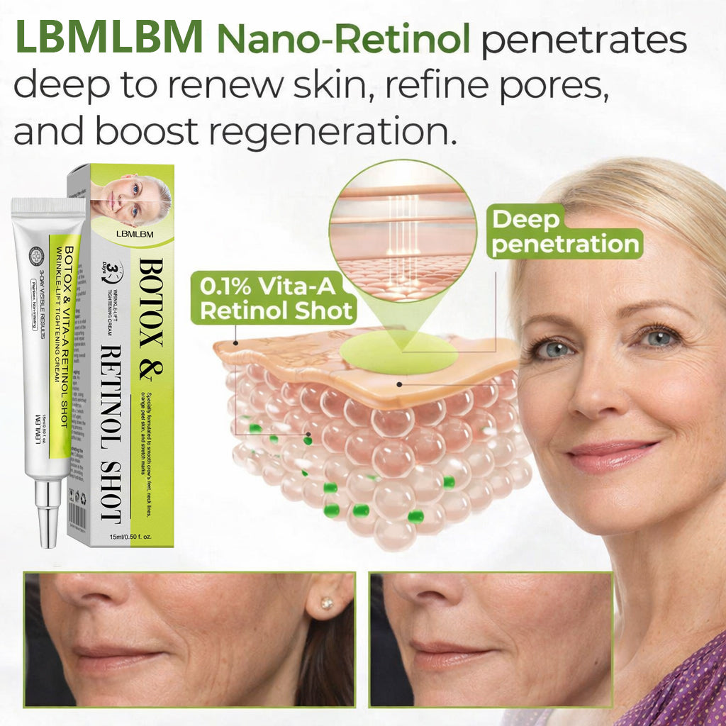 👏🌿Proudly Made in the AU💫LBMLBM® Advanced Peptide Botox-Style + Vita-A Retinol Lifting Renewal Cream – Today Only 70% OFF