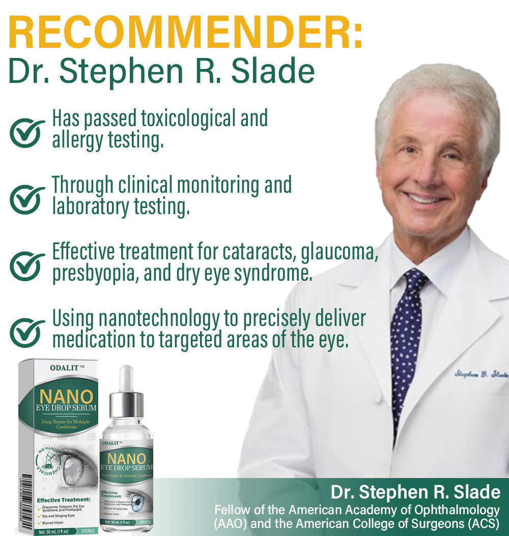 👩‍⚕️ODALIT™ Nano Eye Drops Serum ✅FDA Approved(Suitable for presbyopia, dry eye syndrome, glaucoma, and cataracts) ☘️☘️