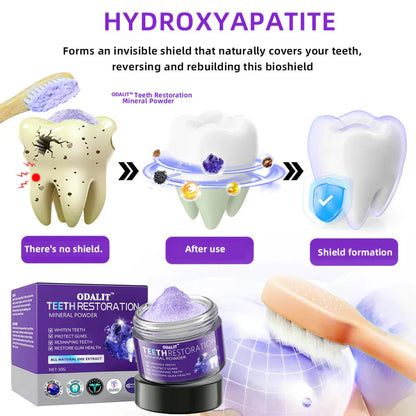 🎁Flash Sale - Don’t Miss Out - ODALIT™ TeethRestoration Mineral Powder🦷(TGA recommended)👩‍⚕️(Treats periodontitis and mouth ulcers, prevents tooth loss, and repairs gum recession)