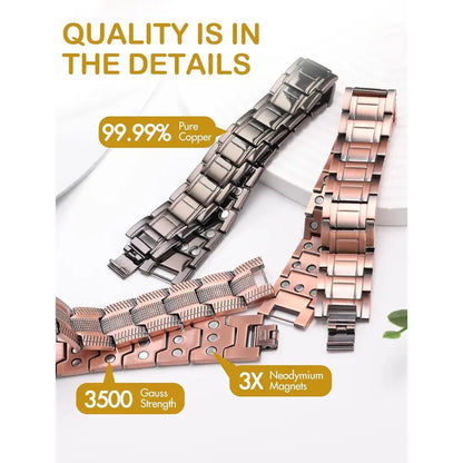 ⏰LAST DAY 49% OFF-Copper magnetic bracelet——Relieve fatigue and promote blood circulation