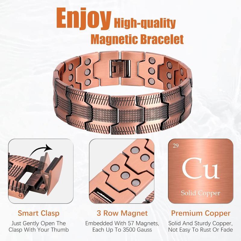⏰LAST DAY 49% OFF-Copper magnetic bracelet——Relieve fatigue and promote blood circulation