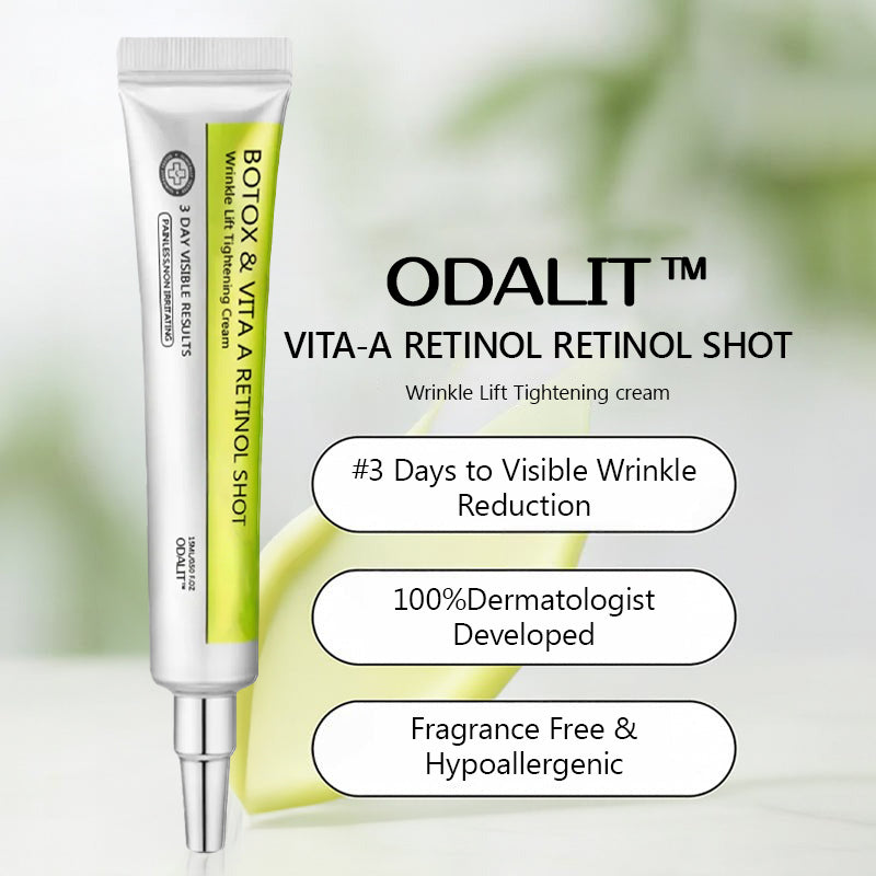 [🥇Last Day 70% OFF] ODALIT™ Botox & Retinol Shot - Eraser for Deep Wrinkles, Sagging Jowls & Puffy Eyes