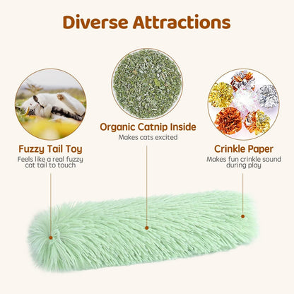 🔥Top Cat Toys 2025 - 🐱Crinkle Sound Catnip Toy