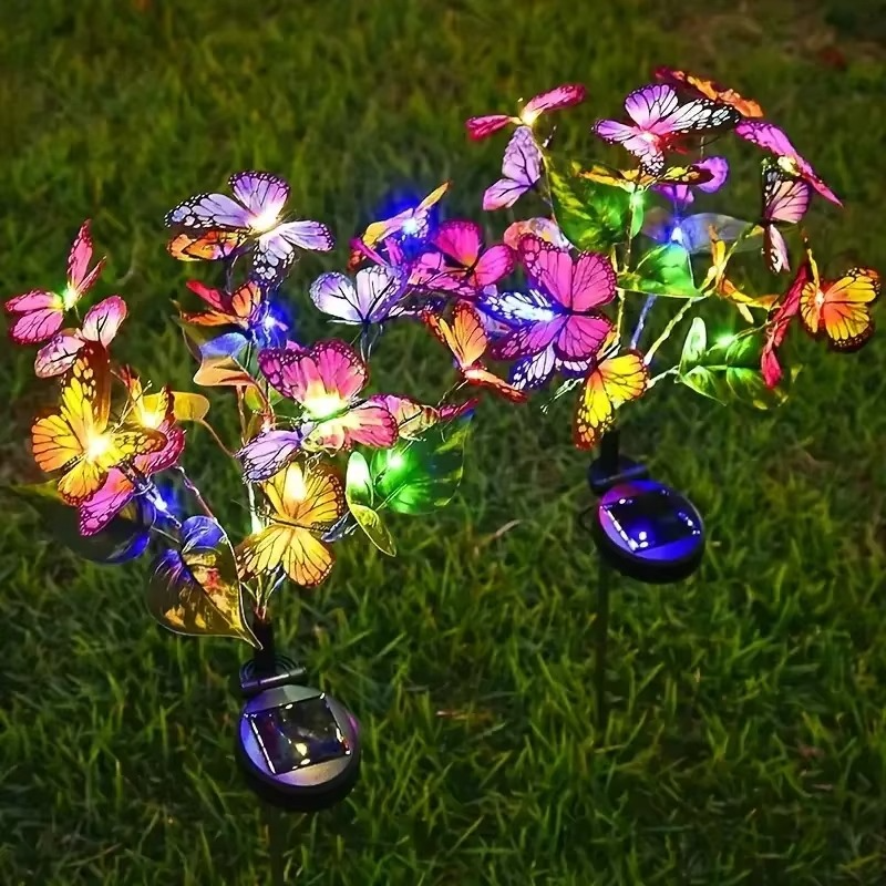 🦋 50% OFF NOW! ☀️ Solar Outdoor Butterfly Lights – Weatherproof, Auto On/Off & Magical Night Ambiance 🌙