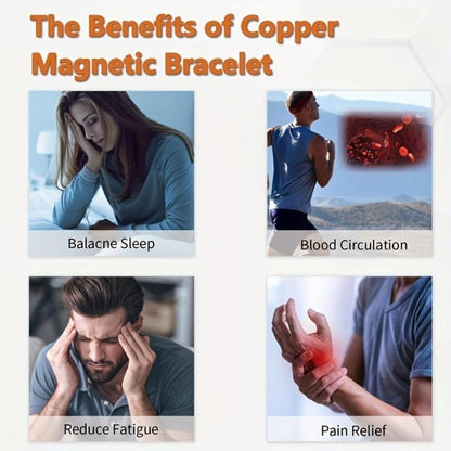 ⏰LAST DAY 49% OFF-Copper magnetic bracelet——Relieve fatigue and promote blood circulation
